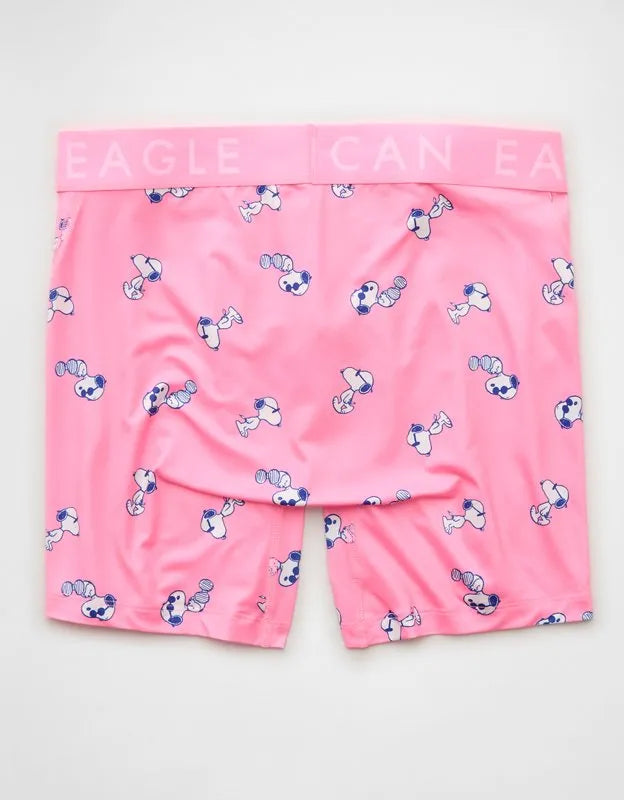 AEO Men's Snoopy 6" Flex Boxer Brief