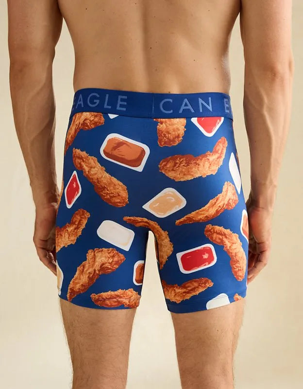 AEO Men's Food 6" Flex Boxer Brief