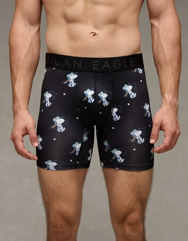 AEO Men's Snoopy 6" Flex Boxer Brief