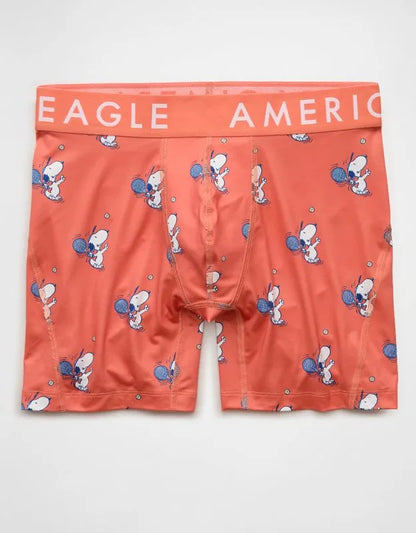 AEO Men's Snoopy 6" Flex Boxer Brief