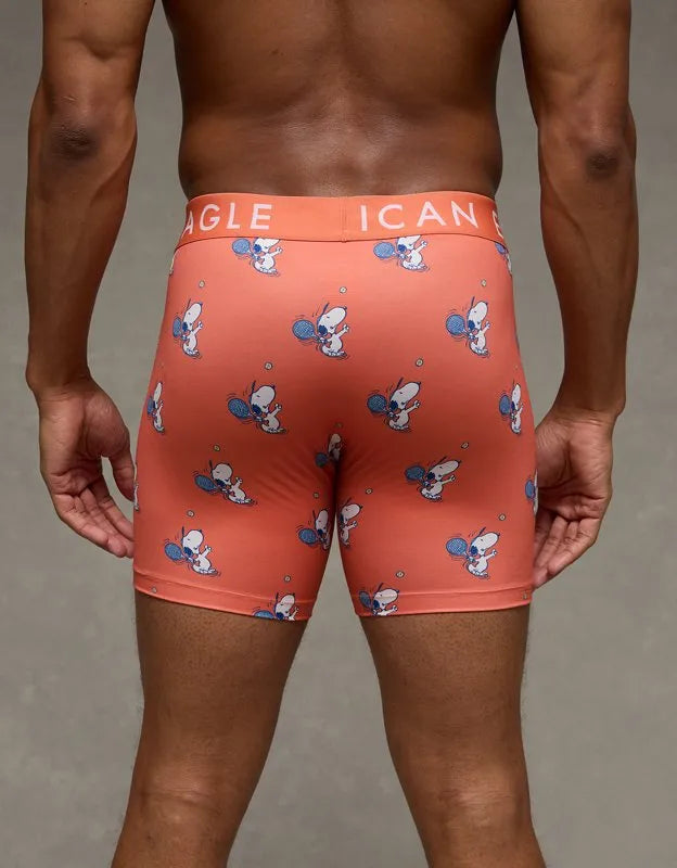 AEO Men's Snoopy 6" Flex Boxer Brief