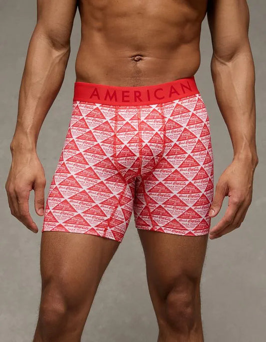 AEO Men's Coca-Cola 6" Flex Boxer Brief