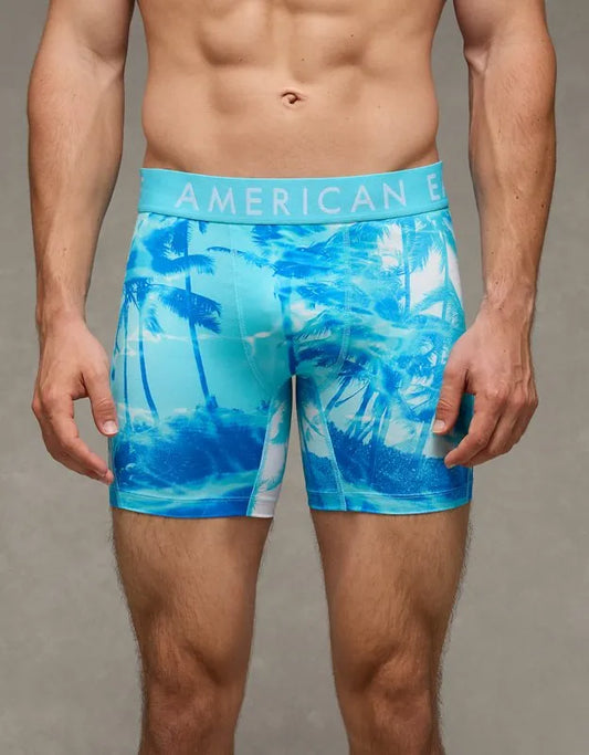AEO Men's Tropical 6" Flex Boxer Brief