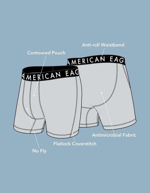 AEO Men's Food 6" Flex Boxer Brief