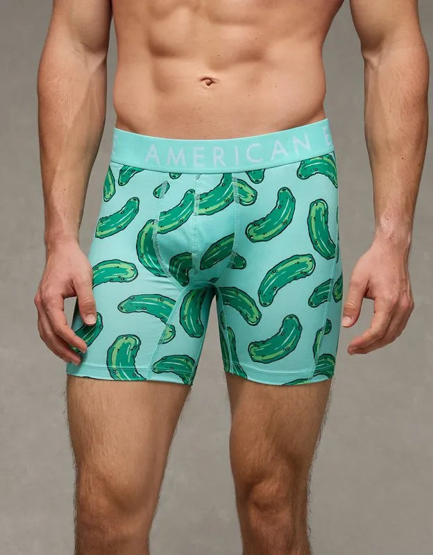 AEO Men's Food 6" Flex Boxer Brief