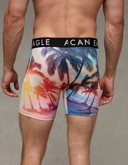 AEO Men's Tropical 6" Flex Boxer Brief