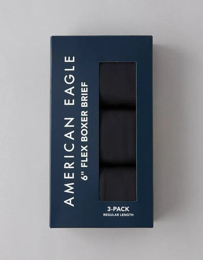 AEO Men's 6" Flex Boxer Brief 3-Pack