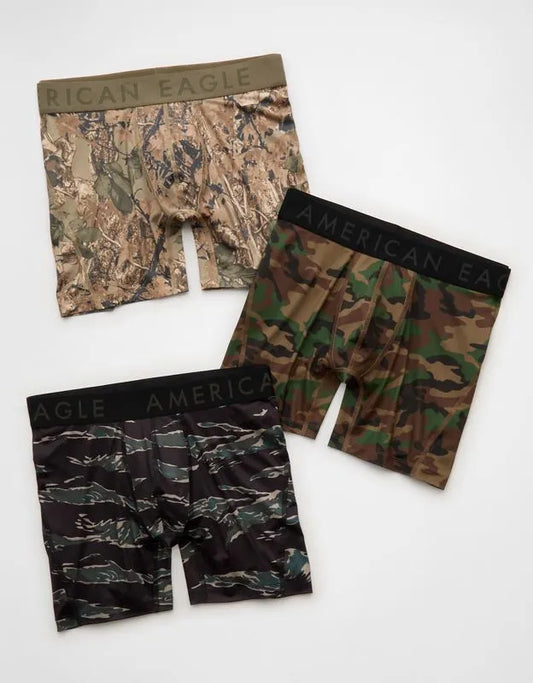 AEO Men's 6" Flex Boxer Brief 3-Pack