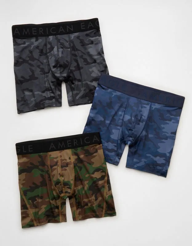 AEO Men's 6" Flex Boxer Brief 3-Pack