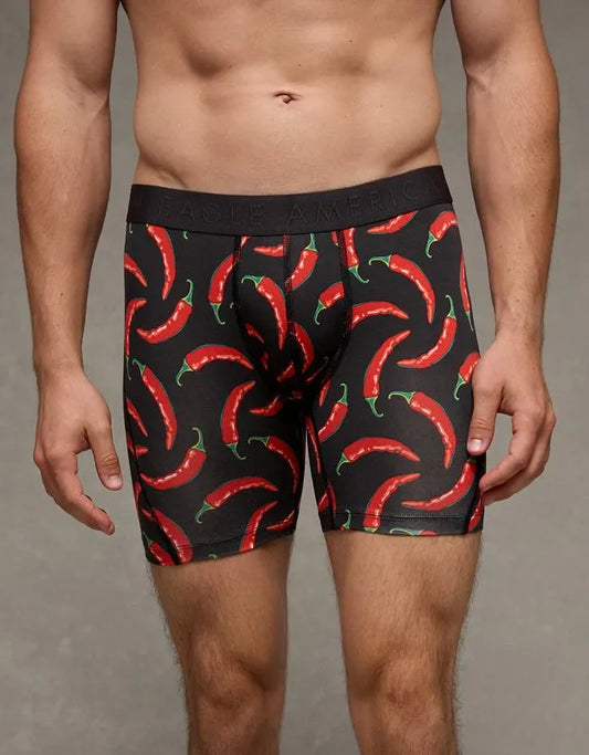 AEO Men's Food 6" Ultra Soft Boxer Brief