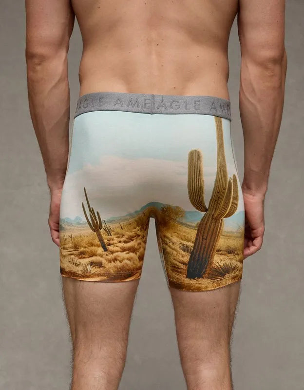 AEO Men's Photoreal 6" Ultra Soft Boxer Brief