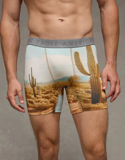 AEO Men's Photoreal 6" Ultra Soft Boxer Brief