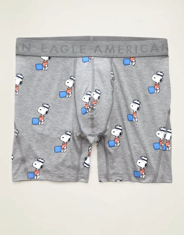 AEO Men's Snoopy 6" Ultra Soft Boxer Brief