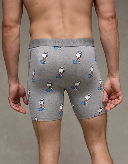AEO Men's Snoopy 6" Ultra Soft Boxer Brief