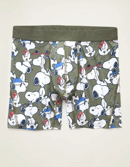 AEO Men's Snoopy 6" Ultra Soft Boxer Brief