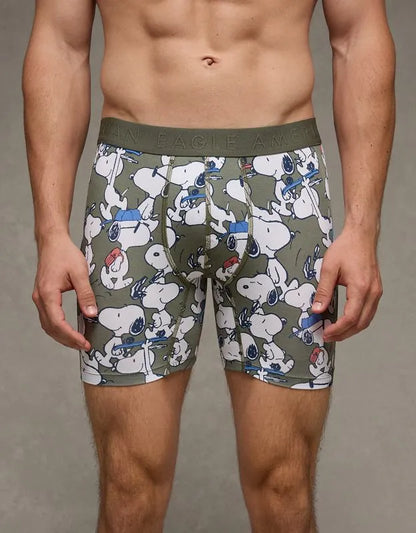 AEO Men's Snoopy 6" Ultra Soft Boxer Brief