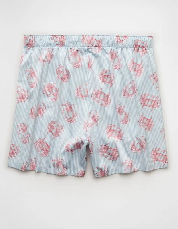 AEO Men's Food Satin Pocket Boxer Short