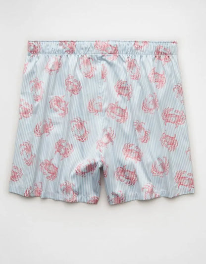 AEO Men's Food Satin Pocket Boxer Short