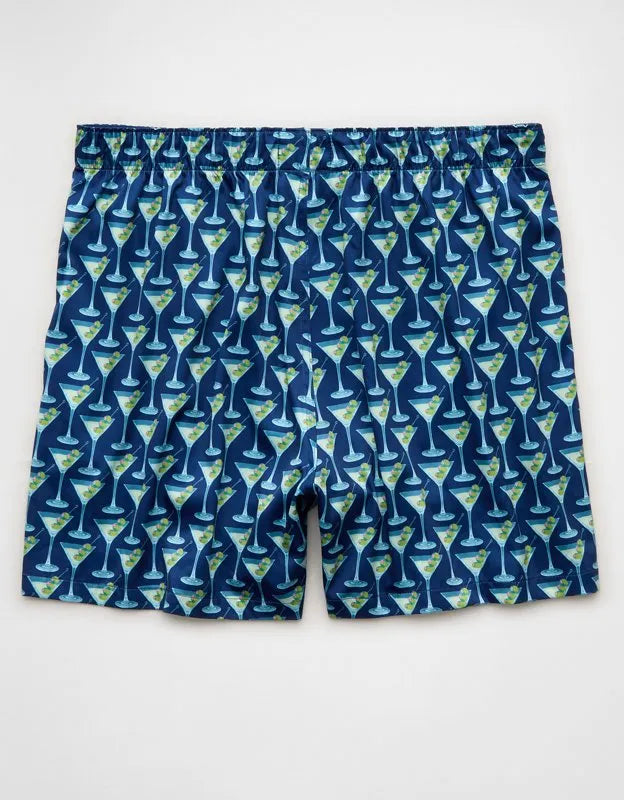 AEO Men's Satin Pocket Boxer Short