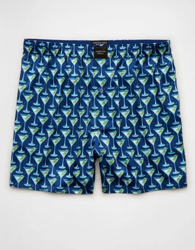 AEO Men's Satin Pocket Boxer Short
