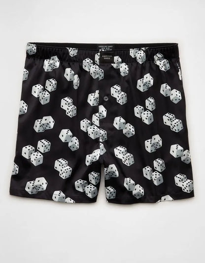AEO Men's Satin Pocket Boxer Short