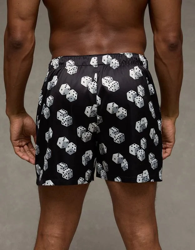 AEO Men's Satin Pocket Boxer Short