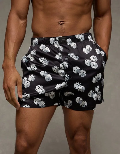 AEO Men's Satin Pocket Boxer Short