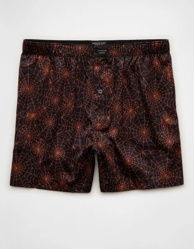 AEO Men's Halloween Satin Pocket Boxer Short
