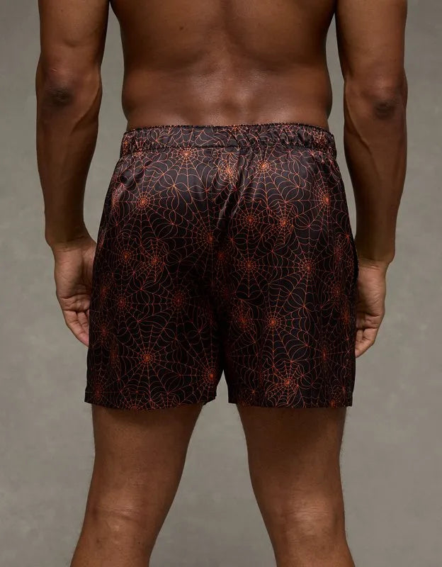 AEO Men's Halloween Satin Pocket Boxer Short