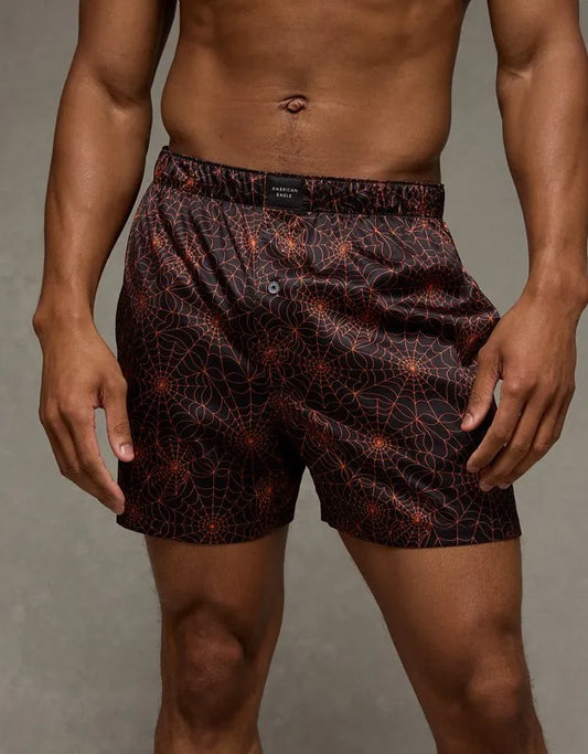 AEO Men's Halloween Satin Pocket Boxer Short