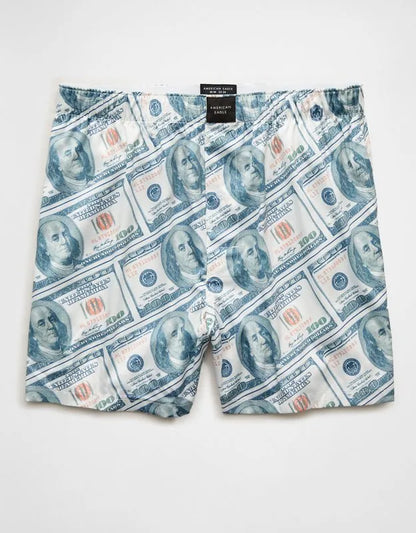 AEO Men's Money Satin Pocket Boxer Short