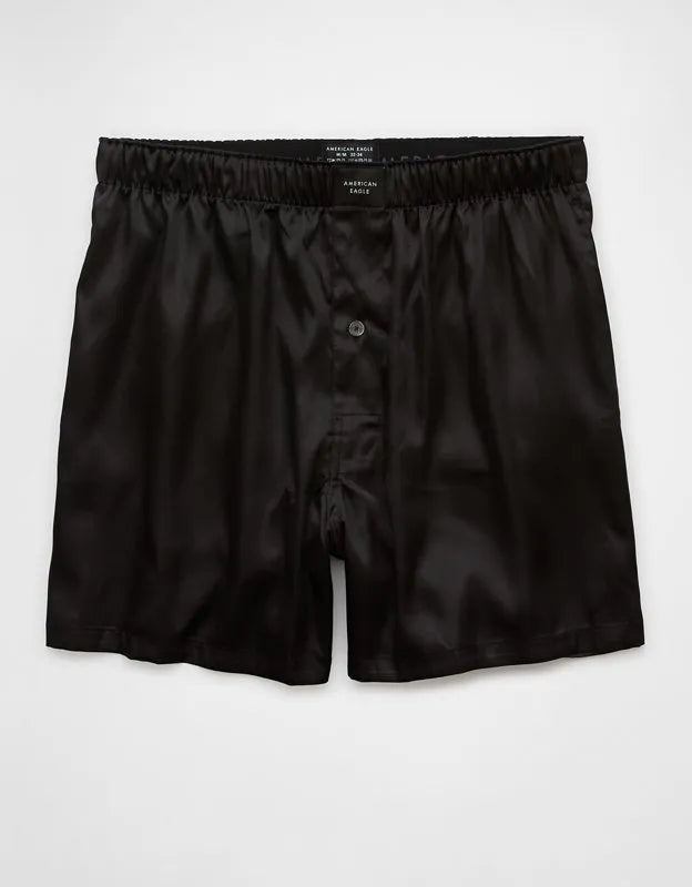 AEO Men's Satin Pocket Boxer Short