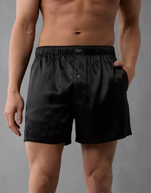 AEO Men's Satin Pocket Boxer Short