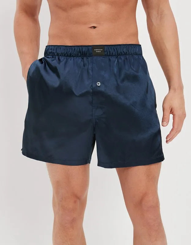 AEO Men's Satin Pocket Boxer Short