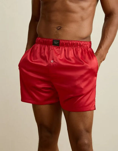 AEO Men's Satin Pocket Boxer Short