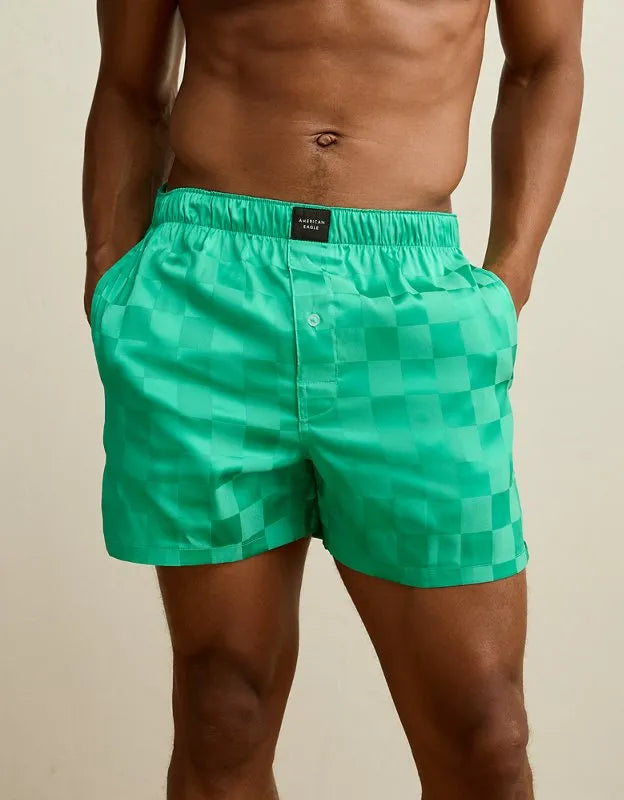 AEO Men's Satin Pocket Boxer Short