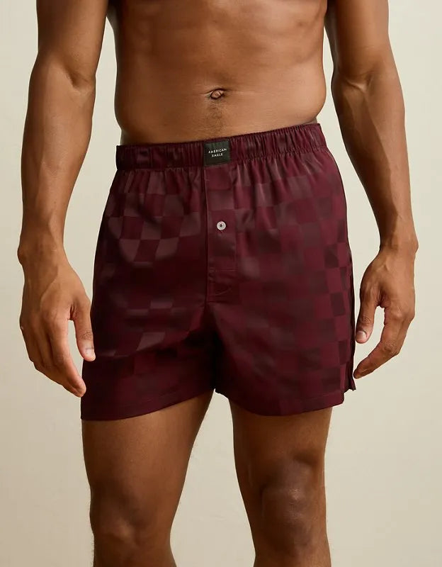 AEO Men's Satin Pocket Boxer Short