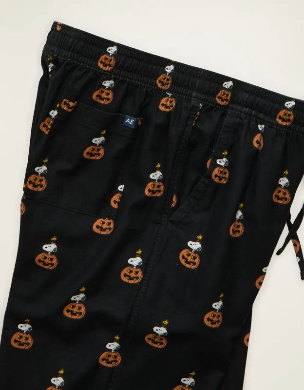 AEO Halloween Graphic Flannel PJ Pant