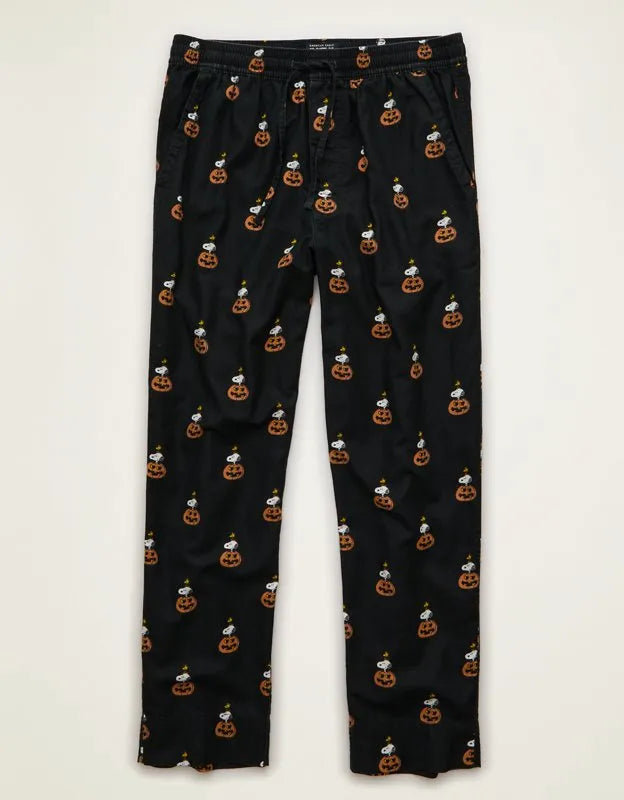 AEO Halloween Graphic Flannel PJ Pant