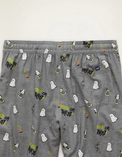 AEO Halloween Graphic Flannel PJ Pant