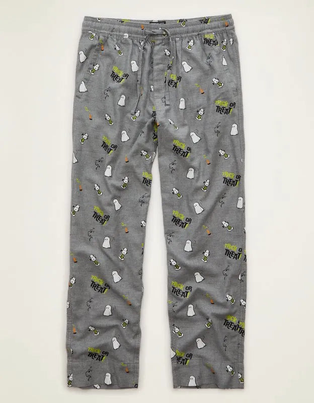 AEO Halloween Graphic Flannel PJ Pant