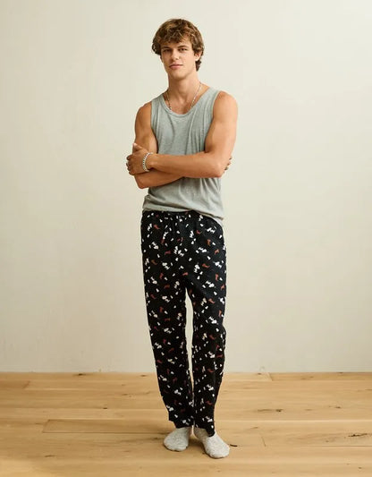 AEO Halloween Graphic Flannel PJ Pant
