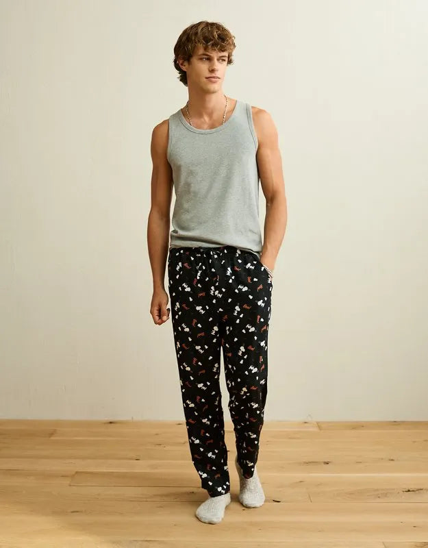 AEO Halloween Graphic Flannel PJ Pant