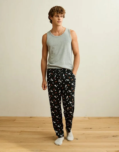AEO Halloween Graphic Flannel PJ Pant