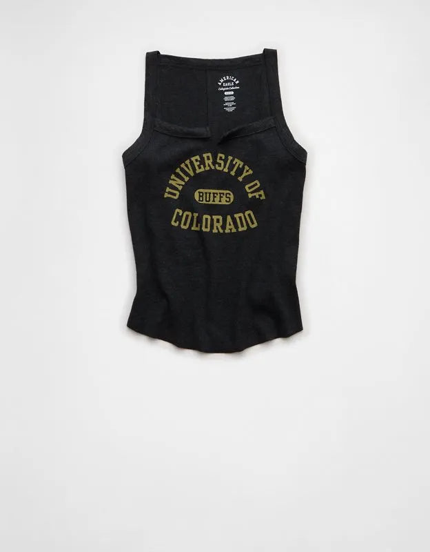 AE Colorado Buffaloes Graphic Notch Neck Tank Top
