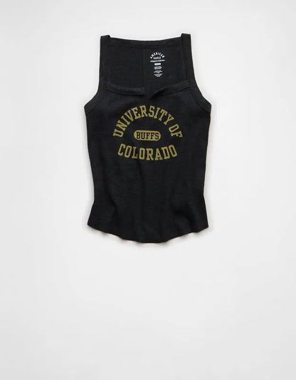 AE Colorado Buffaloes Graphic Notch Neck Tank Top