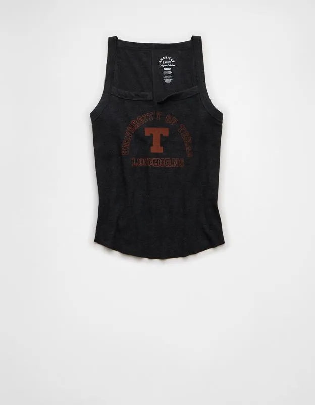 AE Texas Longhorns Graphic Notch Neck Tank Top