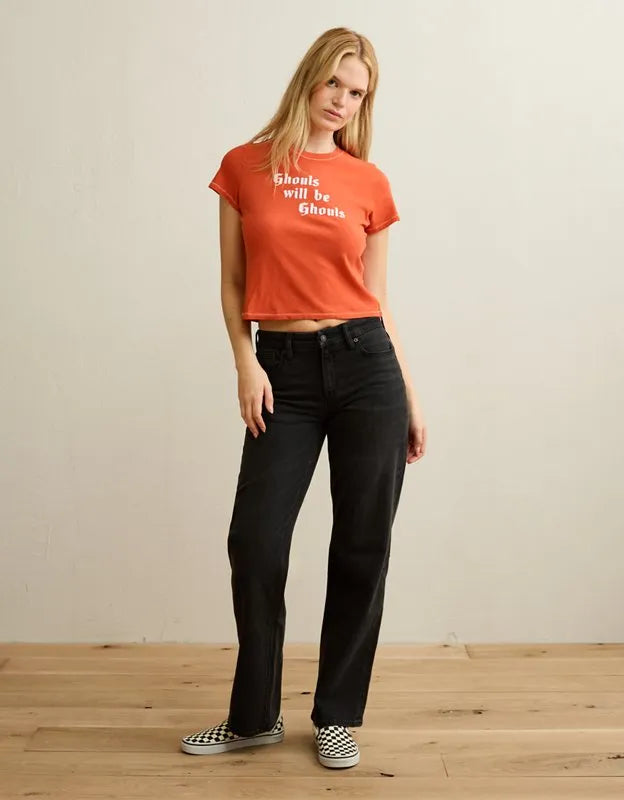 AE Halloween Graphic Shrunken T-Shirt