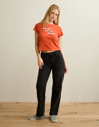AE Halloween Graphic Shrunken T-Shirt