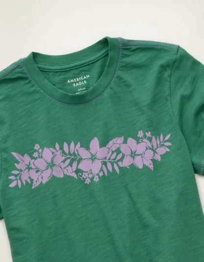 AE Surf Graphic Shrunken Tee